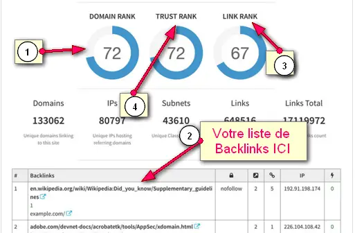 Free REFER tool to inspect Backlinks