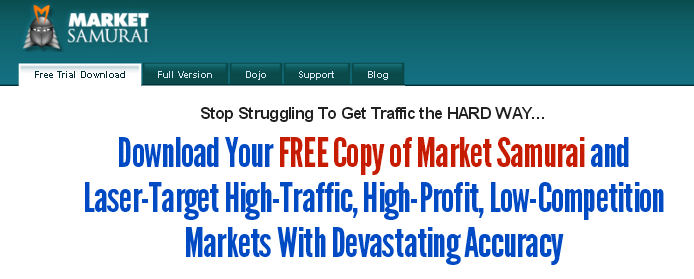 Logiciel de Marketing gratuit Market Samurai